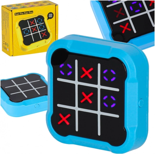 Τσέπικο παιχνίδι Tic Tac Toe σε μπλε χρώμα
