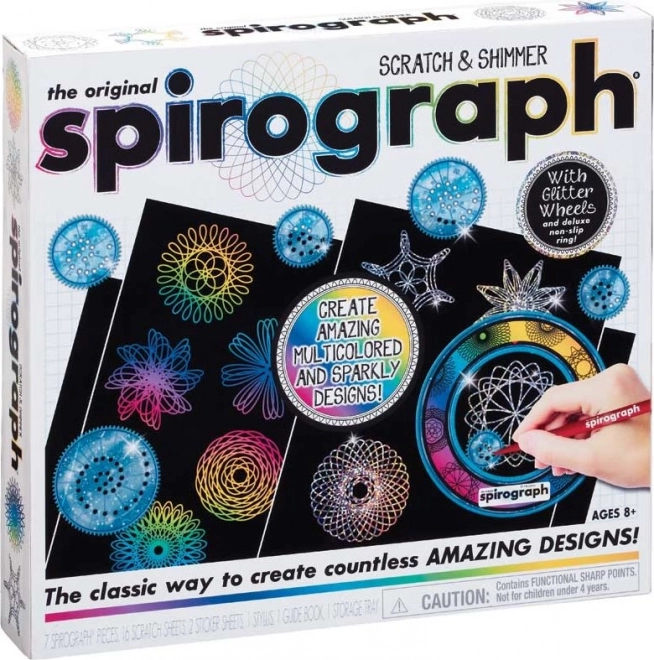 Δημιουργικό σετ Spirograph Scratch & Shimmer για μάνταλα