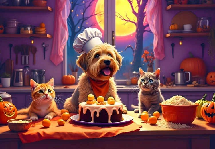 Παζλ Bluebird Ψήσιμο για το Halloween 1000 κομματιών