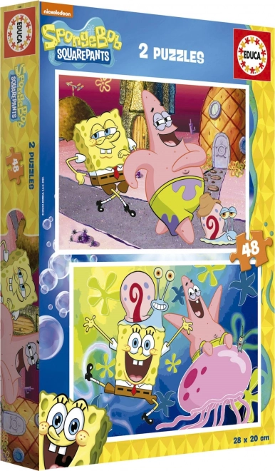 Παζλ SpongeBob 2x48 κομμάτια