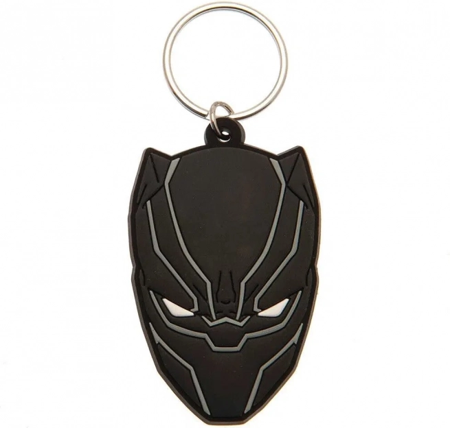 Λαστιχένιο Μπρελόκ Black Panther