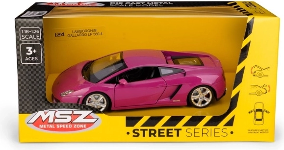 Μοντέλο αυτοκινήτου Lamborghini Gallardo LP560-4 μωβ 1:24