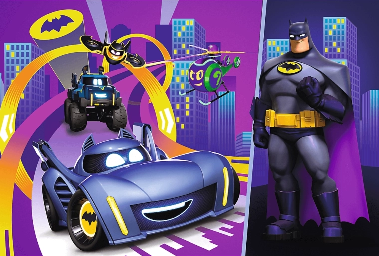 Παζλ 60 κομμάτια - Batman και τα οχήματά του