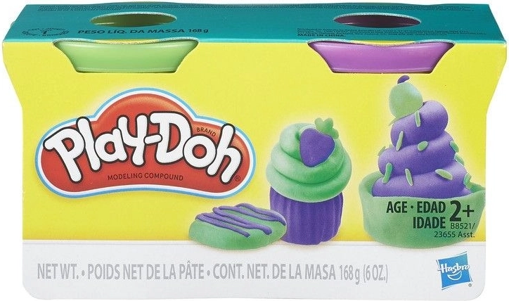 Πλαστελίνη Play-Doh – 2 κυπελλάκια (μείγμα χρωμάτων)