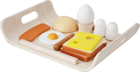PlanToys ξύλινο σετ πρωινού για παιδιά