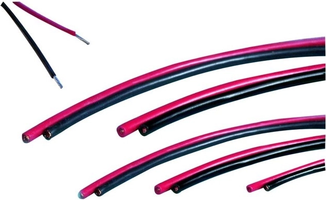 Καλώδια σιλικόνης JAMARA 1,5 mm² κόκκινο/μαύρο, 2 × 2 m