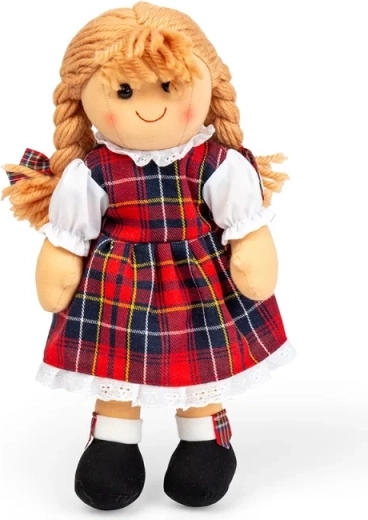 Bigjigs Toys υφασμάτινη κούκλα Iona 30 cm