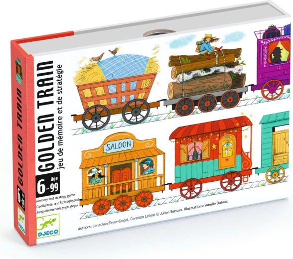 Παιχνίδι με κάρτες DJECO Golden Train