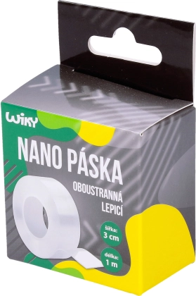 Διάφανη αυτοκόλλητη ταινία nano διπλής όψης
