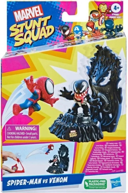 Marvel stunt squad: spider-man vs venom – σετ δράσης με εκτοξευτή