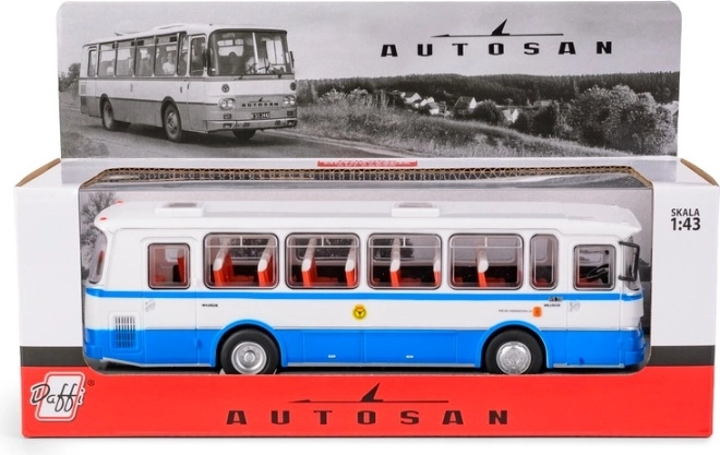 Συλλεκτικό μοντέλο λεωφορείου Autosan H9-20 PKS σε μπλε έκδοση
