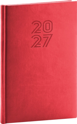 Εβδομαδιαίο ημερολόγιο Notique Aprint 2027 – Κόκκινο