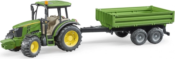 Bruder τρακτέρ John Deere με ανατρεπόμενο ρυμουλκούμενο 1:16