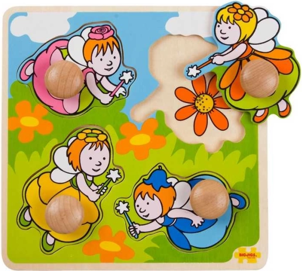 Bigjigs Toys ένθετο παζλ Νεράιδες