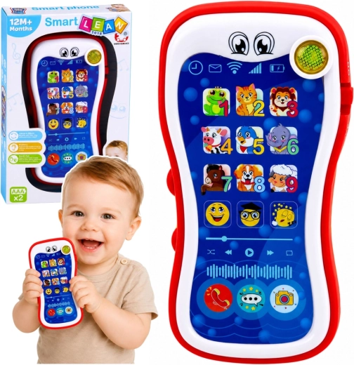 Smart Lean Toys Smart Phone διαδραστικό εκπαιδευτικό τηλέφωνο για νήπια με ήχους και φως
