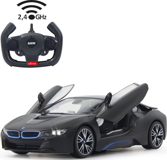 Jamara BMW i8 τηλεκατευθυνόμενο αυτοκίνητο 1:14 μαύρο, 2,4 GHz