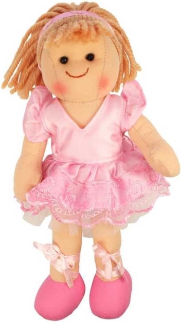 Πάνινη κούκλα Bigjigs Toys Lily 28 cm