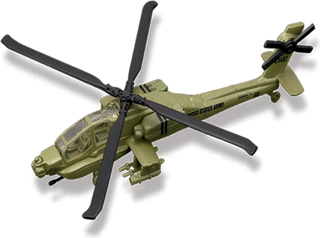 Maisto Fresh Metal Tailwinds AH-64 Apache πράσινο μοντέλο αεροσκάφους