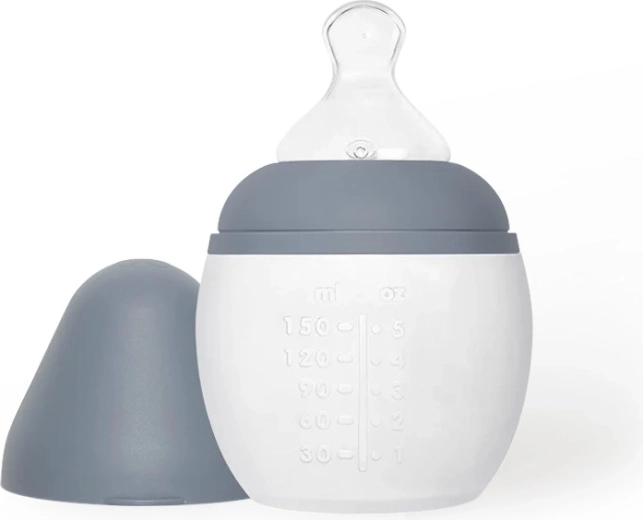 ÉLHÉE αντικολικό βρεφικό μπιμπερό 150 ml blue grey - 1 τεμάχιο