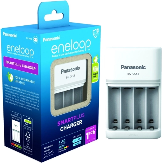 Φορτιστής ENELOOP Smart & Quick BQ-CC55 χωρίς επαναφορτιζόμενες μπαταρίες