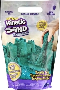 Kinetic Sand γαλαζοπράσινη ιριδίζουσα άμμος 0,9 kg