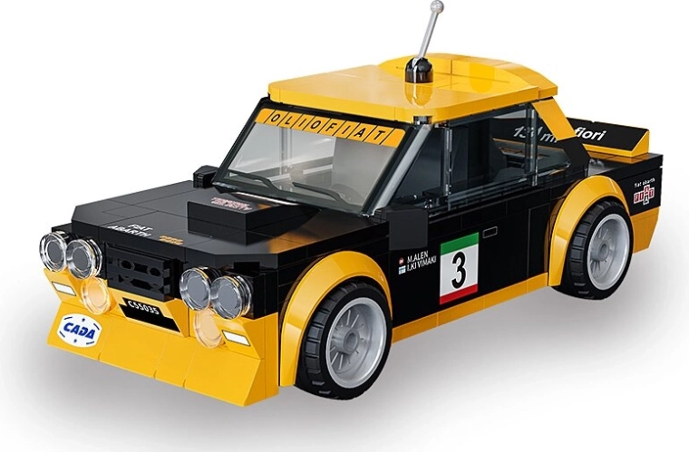Σετ κατασκευής CaDA Fiat Abarth 131 μαύρο σε κλίμακα 1:24