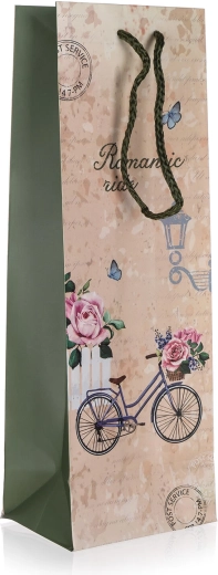 Τσάντα δώρου για μπουκάλι Romantic Ride 12 × 35 × 9 cm