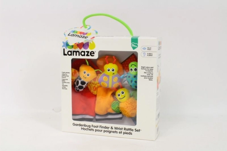 TOMY Lamaze κουδουνίστρες για χέρια και πόδια (σετ καλτσάκια και βραχιολάκι)