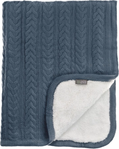 VINTER & BLOOM κουβέρτα cuddly storm blue