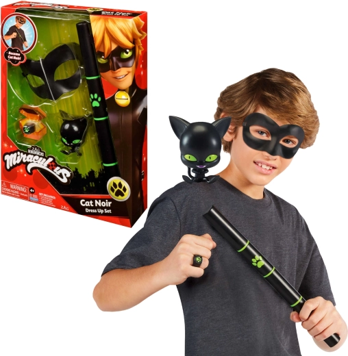 Miraculous Σετ παιχνιδιού Cat Noir με μάσκα και αξεσουάρ