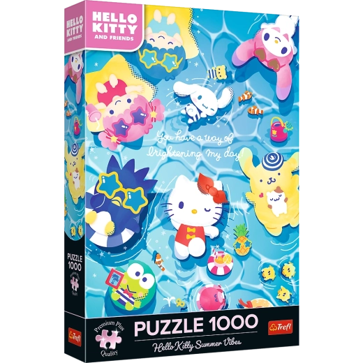 Παζλ Hello Kitty Στο Καλοκαιρινό Κύμα 1000 Κομμάτια από την Trefl