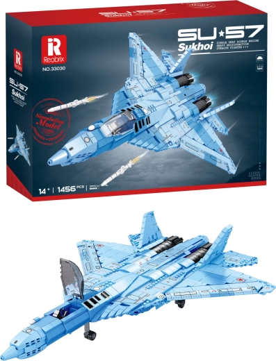Σετ κατασκευής μαχητικού Su-57 σε μπλε παραλλαγή (1456 τεμάχια)
