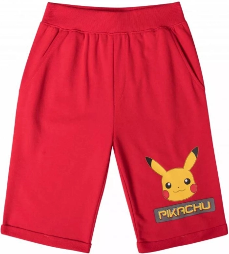 Κόκκινη βαμβακερή βερμούδα Pokémon