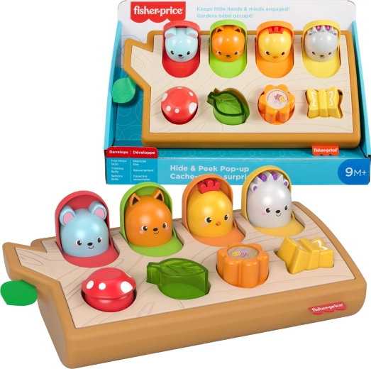 Fisher-Price Ζωάκια που πετάγονται διαδραστικό παιχνίδι κινητικών δεξιοτήτων για μωρά