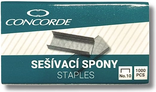 Συνδετήρες συρραφής CONCORDE No. 10 (10/5), 1000 τεμ.