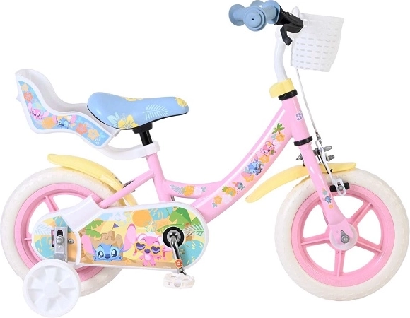 Παιδικό ποδήλατο Disney Stitch 12ʺ ροζ