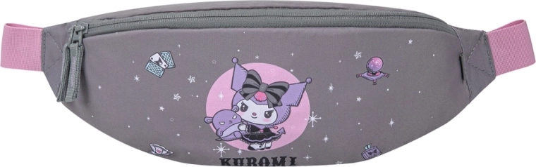 Τσαντάκι μέσης Baagl snap Kuromi γκρι