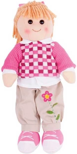 Πάνινη κούκλα Melanie 38 cm – Bigjigs Toys