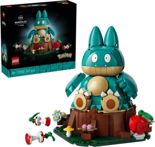 LEGO Pokémon Munchlax – συλλεκτικό κατασκευάσιμο μοντέλο