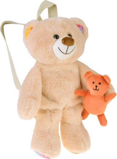 Παιχνιδιάρικο σχέδιο αρκουδιού με μίνι φίλο