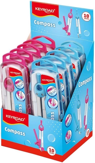 Διαβήτης KEYROAD Jelly Bean σε θήκη, σετ για ακριβείς κύκλους