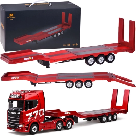 Ρυμουλκούμενη πλατφόρμα RC Huina 1502 για Scania 1501, κλίμακα 1:18