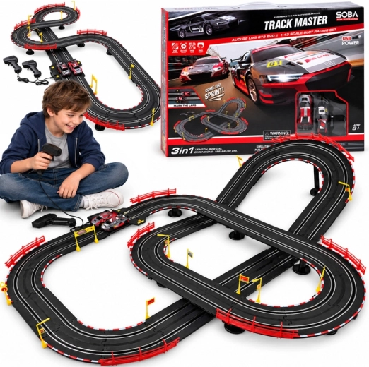 Ηλεκτρική πίστα αγώνων Track Master Audi R8 LMS GT3 EVO II 525 cm