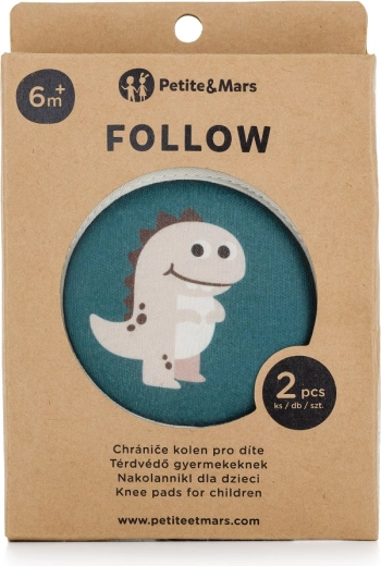 Petite&Mars ελαστικές επιγονατίδες για μπουσούλημα Follow Misty Green