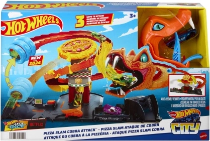 Hot Wheels City Pizza – επίθεση κόμπρας σετ παιχνιδιού