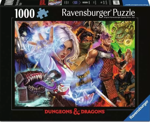 Παζλ Ravensburger Dungeons & Dragons: Η πρόκληση έγινε δεκτή 1000 κομμάτια