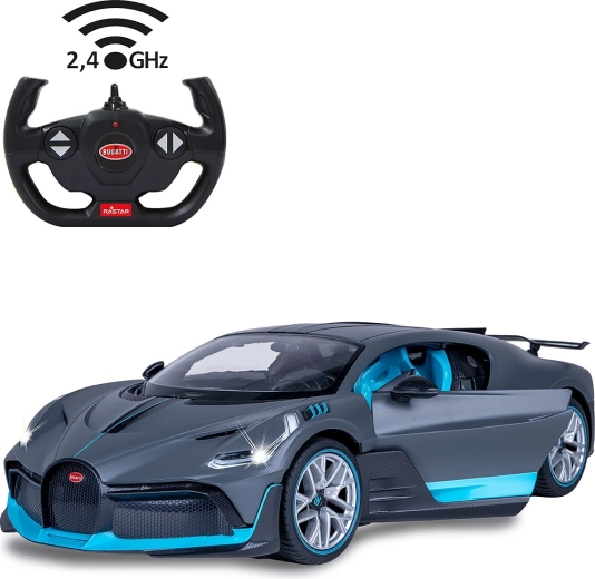 Jamara Bugatti Divo τηλεκατευθυνόμενο αυτοκίνητο 1:14 γκρι 2,4 GHz με χειροκίνητα ανοιγόμενες πόρτες