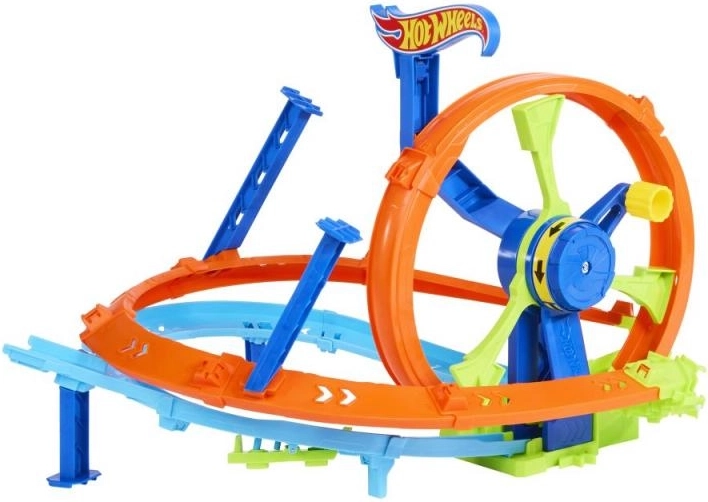 Αγωνιστική τούρμπο θηλιά Hot Wheels – σετ κασκαντέρ με επιταχυντή
