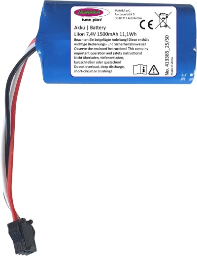 Μπαταρία Li-Ion για τροχοφόρο φορτωτή Volvo Metal 7,4 V 1500 mAh
