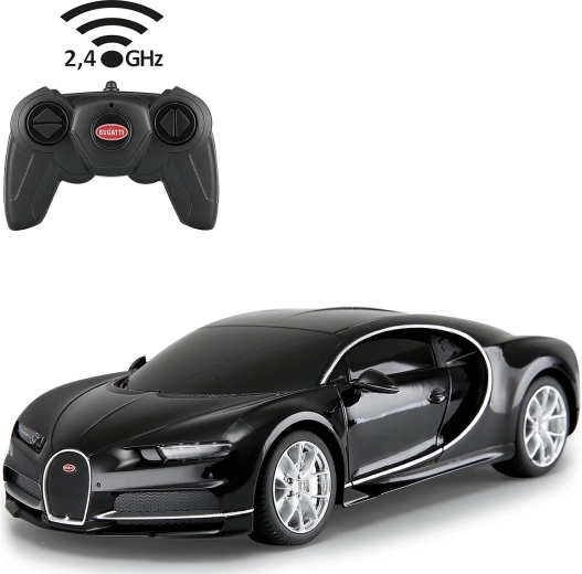 Bugatti Chiron τηλεκατευθυνόμενο αυτοκίνητο 1:24 μαύρο 2,4 GHz Jamara - 1 τεμάχιο